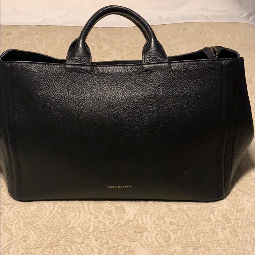 BCBG leather satchel.